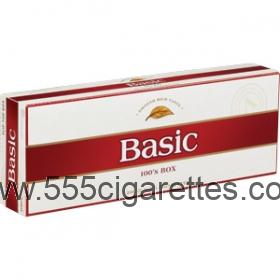 Basic 100's cigarettes